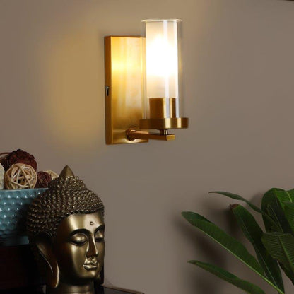 Vera Gold Iron Wall Light - E14 holder - without Bulb - JS-300-1W