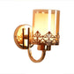 Dondo Gold Iron Wall Light - E27 holder - without Bulb - JS-307-1W