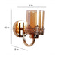 Dondo Gold Iron Wall Light - E27 holder - without Bulb - JS-307-1W