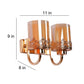 Dorad Gold Iron Wall Light - E27 holder - without Bulb - JS-307-2W