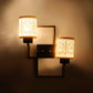 Geo Antique Gold Iron Wall Light - E27 holder - without Bulb - JS-382-2W