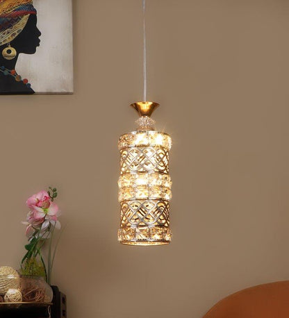 Eliante Parreo Gold Iron Hanging Light - E27 holder - without Bulb - JS-406-1LP