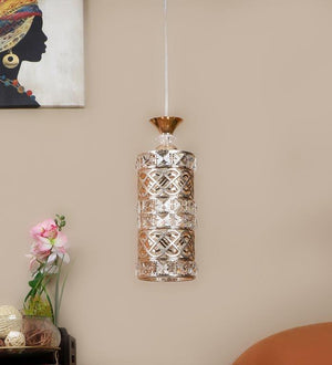 Eliante Parreo Gold Iron Hanging Light - E27 holder - without Bulb - JS-406-1LP