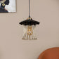 Eliante Ripple Black Iron Hanging Light - E27 holder - without Bulb - JS-4145-1LP