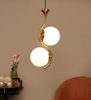 Eliante Fuera Gold Iron Hanging Light - E27 holder - without Bulb - JS-4162-2LP