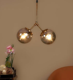Eliante Cuativa Gold Iron Hanging Light - E27 holder - without Bulb - JS-4163-2LP
