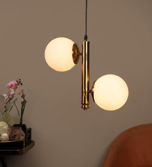 Eliante Ahora Gold Iron Hanging Light - E27 holder - without Bulb - JS-4166-2LP