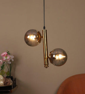 Eliante Hermosa Gold Iron Hanging Light - E27 holder - without Bulb - JS-4168-2LP