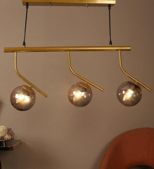 Eliante Briller Gold Iron Hanging Light - E27 holder - without Bulb - JS-4179-3LP