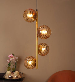 Eliante Volvere Gold Iron Hanging Light - E27 holder - without Bulb - JS-4188-4LP