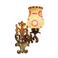 Etica Antique Gold Aluminium Wall Light - E27 holder - without Bulb - JS-5126-1W