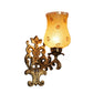 Matka Antique Gold Aluminium Wall Light - E27 holder - without Bulb - JS-5129-1W