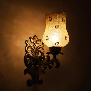 Matka Antique Gold Aluminium Wall Light - E27 holder - without Bulb - JS-5129-1W