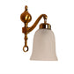 Samona Antique Gold Aluminium Wall Light - E27 holder - without Bulb - JS-5131-1W