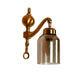 Gris Antique Gold Aluminium Wall Light - E27 holder - without Bulb - JS-5133-1W