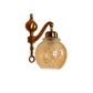 Redon Antique Gold Aluminium Wall Light - E27 holder - without Bulb - JS-5134-1W