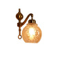 Redon Antique Gold Aluminium Wall Light - E27 holder - without Bulb - JS-5134-1W