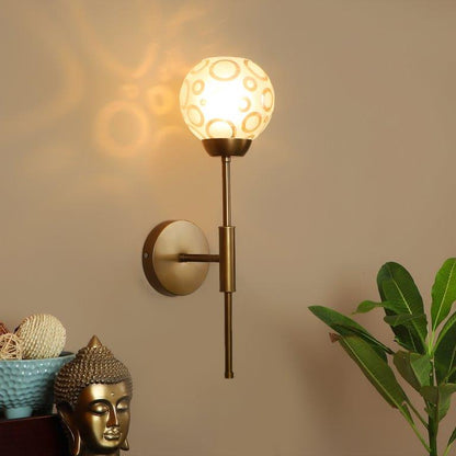 Pelota Gold Iron Wall Light - E27 holder - without Bulb - JS-5136-1W