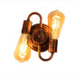 Arriba Copper Iron Wall Light - E27 holder - without Bulb - JS-5137-2W