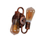 Arriba Copper Iron Wall Light - E27 holder - without Bulb - JS-5137-2W