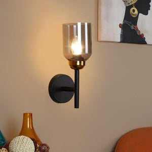 Gris Black Iron Wall Light - E27 holder - without Bulb - JS-5141-1W