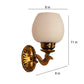 Blanca Antique Gold Iron Wall Light - E27 holder - without Bulb - JS-5143-1W