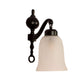 Negra Black Iron Wall Light - E27 holder - without Bulb - JS-5145-1W-BK