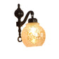 Negra Black Iron Wall Light - E27 holder - without Bulb - JS-5146-1W-GOLD