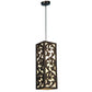 Flor Black MDF Hanging Lights - B22 holder - without Bulb - JS-5284-1LP