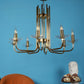 Kupa Gold Iron Chandeliers - E14 holder - without Bulb - JS-5352-8LP