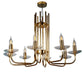 Kupa Gold Iron Chandeliers - E14 holder - without Bulb - JS-5352-8LP