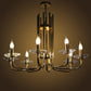 Kupa Gold Iron Chandeliers - E14 holder - without Bulb - JS-5352-8LP