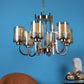 Kristi Gold Iron Chandeliers - E27 holder - without Bulb - JS-5353-6LP-S-307