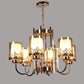 Kristi Gold Iron Chandeliers - E27 holder - without Bulb - JS-5353-6LP-S-307