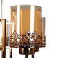 Kristi Gold Iron Chandeliers - E27 holder - without Bulb - JS-5353-6LP-S-307