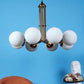 Recta Gold Iron Chandeliers - E27 holder - without Bulb - JS-5354-8LP