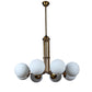 Recta Gold Iron Chandeliers - E27 holder - without Bulb - JS-5354-8LP