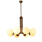 Recta Gold Iron Chandeliers - E27 holder - without Bulb - JS-5354-8LP