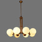 Recta Gold Iron Chandeliers - E27 holder - without Bulb - JS-5354-8LP