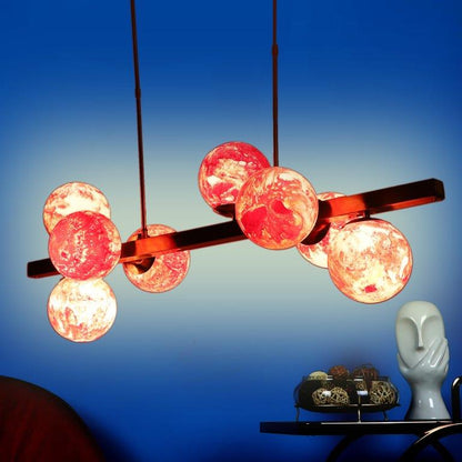 Ronda Gold Iron Hanging Lights - E27 holder - without Bulb - JS-5358-8LP
