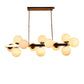 Roja Gold Iron Hanging Lights - E27 holder - without Bulb - JS-5362-12LP