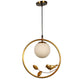 Anillo Gold Iron Hanging Lights - E27 holder - without Bulb - JS-5365-1LP