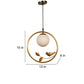 Anillo Gold Iron Hanging Lights - E27 holder - without Bulb - JS-5365-1LP