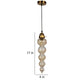 Diseno Gold Iron Hanging Lights - E27 holder - without Bulb - JS-5366-1LP