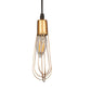 Tubo Gold Iron Hanging Lights - E27 holder - without Bulb - JS-5367-1LP