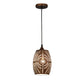 Cortecon Brown Iron Hanging Lights - E27 holder - without Bulb - JS-5368-1LP