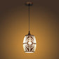 Cortecon Brown Iron Hanging Lights - E27 holder - without Bulb - JS-5368-1LP