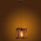 Cuadrado Brown Wood Hanging Lights - E27 holder - without Bulb - JS-5371-1LP