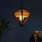 Enredar Brown Wood Hanging Lights - E27 holder - without Bulb - JS-5372-1LP