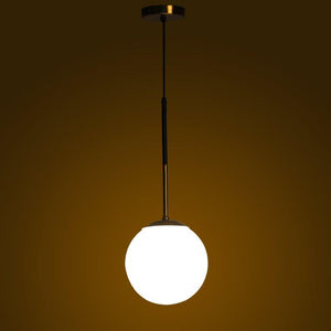 Blanca Black and Gold Iron Hanging Lights - E27 holder - without Bulb - JS-5374-1LP-8inch